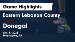 Eastern Lebanon County  vs Donegal  Game Highlights - Oct. 5, 2023