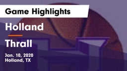 Holland  vs Thrall  Game Highlights - Jan. 10, 2020