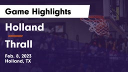 Holland  vs Thrall  Game Highlights - Feb. 8, 2023