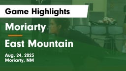 Moriarty  vs East Mountain Game Highlights - Aug. 24, 2023