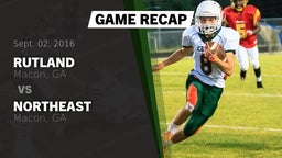 Recap: Rutland  vs. Northeast  2016