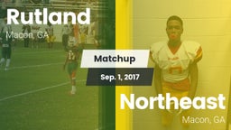 Matchup: Rutland  vs. Northeast  2017