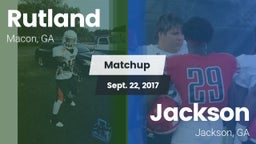 Matchup: Rutland  vs. Jackson  2017