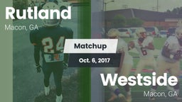 Matchup: Rutland  vs. Westside  2017