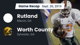 Recap: Rutland  vs. Worth County  2019