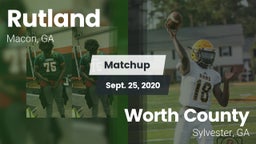 Matchup: Rutland  vs. Worth County  2020
