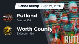 Recap: Rutland  vs. Worth County  2020