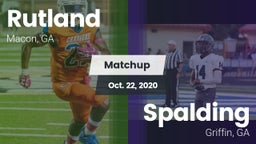 Matchup: Rutland  vs. Spalding  2020
