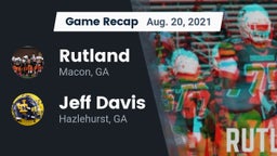 Recap: Rutland  vs. Jeff Davis  2021