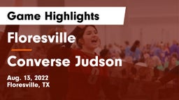 Floresville  vs Converse Judson Game Highlights - Aug. 13, 2022