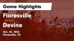 Floresville  vs Devine  Game Highlights - Oct. 25, 2022