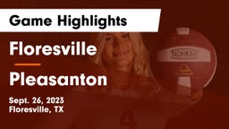Floresville  vs Pleasanton Game Highlights - Sept. 26, 2023
