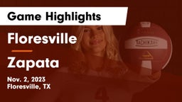 Floresville  vs Zapata Game Highlights - Nov. 2, 2023