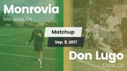 Matchup: Monrovia  vs. Don Lugo  2017