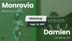 Matchup: Monrovia  vs. Damien  2017