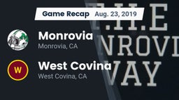 Recap: Monrovia  vs. West Covina  2019