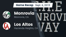 Recap: Monrovia  vs. Los Altos  2019