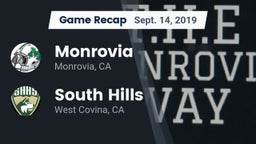 Recap: Monrovia  vs. South Hills  2019