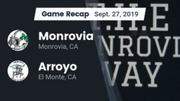 Recap: Monrovia  vs. Arroyo  2019