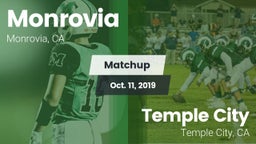 Matchup: Monrovia  vs. Temple City  2019