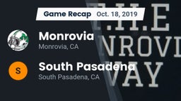 Recap: Monrovia  vs. South Pasadena  2019