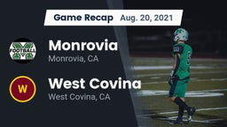 Recap: Monrovia  vs. West Covina  2021