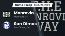 Recap: Monrovia  vs. San Dimas  2021