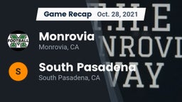 Recap: Monrovia  vs. South Pasadena  2021