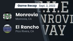 Recap: Monrovia  vs. El Rancho  2022