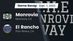 Recap: Monrovia  vs. El Rancho  2023