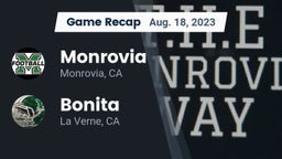 Recap: Monrovia  vs. Bonita  2023