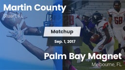 Matchup: Martin County High vs. Palm Bay Magnet  2017