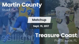 Matchup: Martin County High vs. Treasure Coast  2017