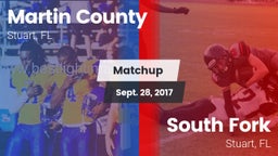 Matchup: Martin County High vs. South Fork  2017