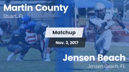 Matchup: Martin County High vs. Jensen Beach  2017