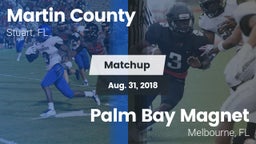 Matchup: Martin County High vs. Palm Bay Magnet  2018