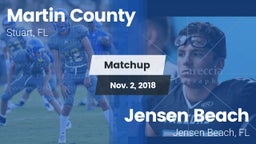 Matchup: Martin County High vs. Jensen Beach  2018