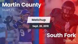 Matchup: Martin County High vs. South Fork  2019