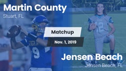 Matchup: Martin County High vs. Jensen Beach  2019