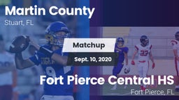 Matchup: Martin County High vs. Fort Pierce Central HS 2020