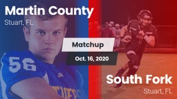 Matchup: Martin County High vs. South Fork  2020