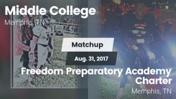 Matchup: Middle College High  vs. Freedom Preparatory Academy Charter  2017