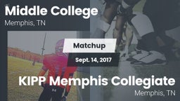 Matchup: Middle College High  vs. KIPP Memphis Collegiate 2017