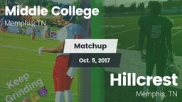 Matchup: Middle College High  vs. Hillcrest  2017