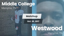 Matchup: Middle College High  vs. Westwood  2017