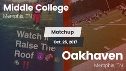 Matchup: Middle College High  vs. Oakhaven  2017