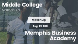 Matchup: Middle College High  vs. Memphis Business Academy 2019