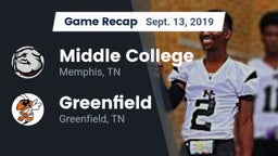 Recap: Middle College  vs. Greenfield  2019