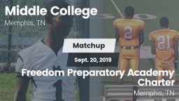 Matchup: Middle College High  vs. Freedom Preparatory Academy Charter  2019