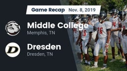 Recap: Middle College  vs. Dresden  2019